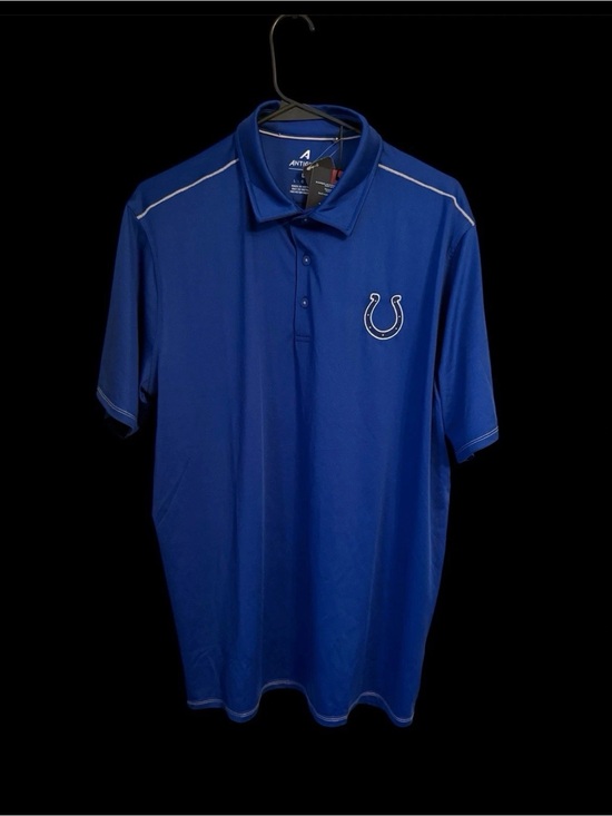 NFL Other - Antigua Men's Large Indianapolis Colts Blue Polo Shirt